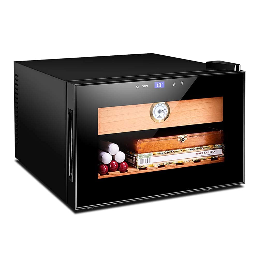 Humidificador eléctrico para puros, humedad constante, 25 L, gabinete de almacenamiento para puros para un control y conservación óptimos de la humedad