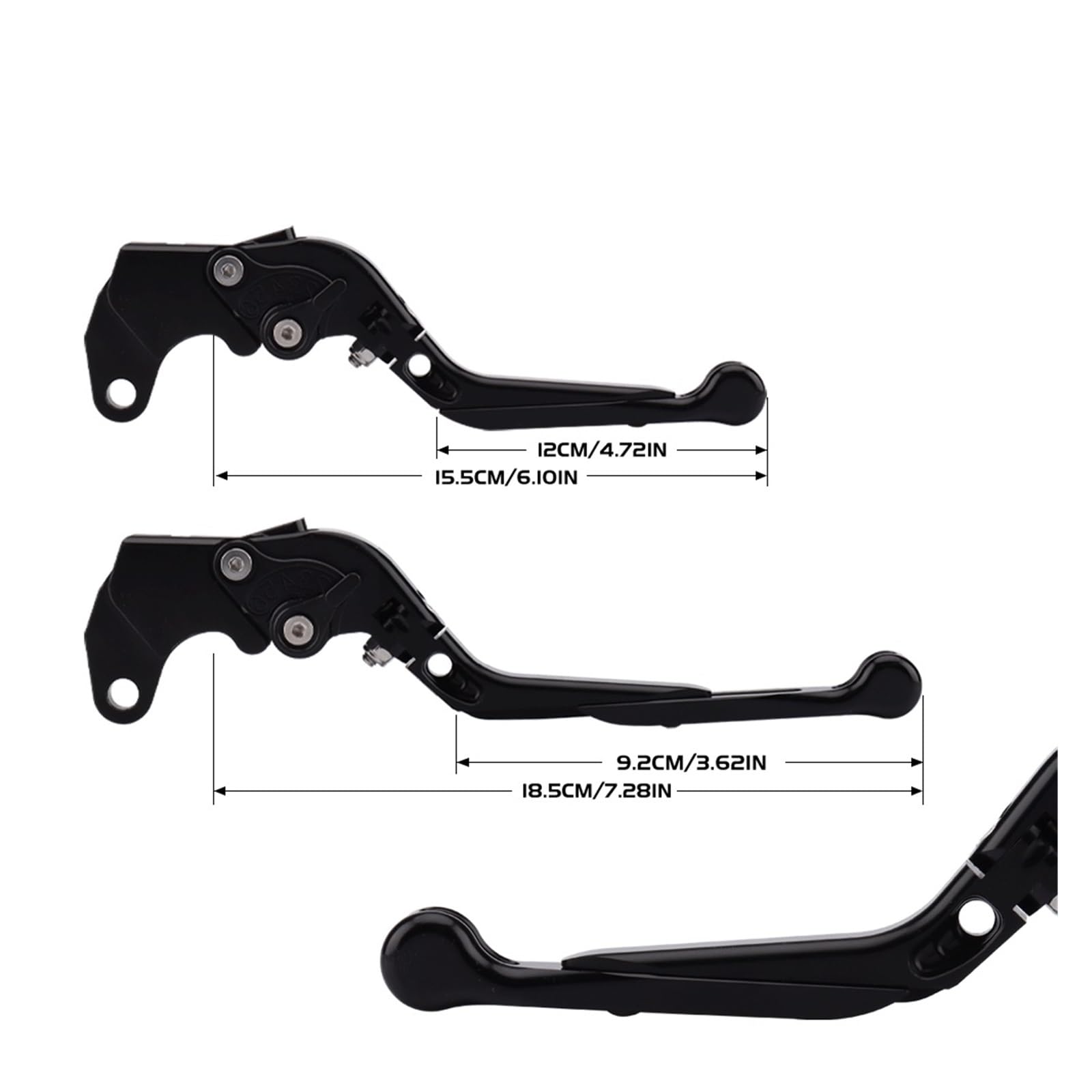 Für Kawasaki Für Z750 2007-2012 Für Z800 Für Z800E Version 2013-2017 Bremse Kupplungshebel Motorrad Klapp Ausziehbare Griffe Bremshebel Kupplungshebel(12)