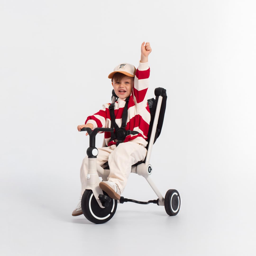 smarTrike Wonder Max Foldable Toddler Tricycle - Portable Kids Trike for Ages 10 mesi - 4 anni - Moonlight