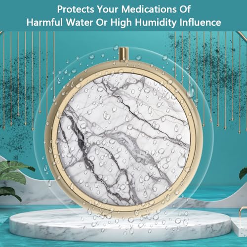 Save 25% on Hion Retro Pill Case with Mirror - 2PCS Set - Image 2