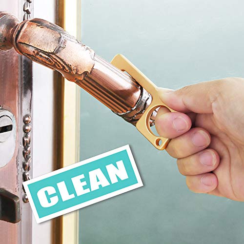 [2 PCS]Anti Touch Door Opener Tool,Contactless Hand Key Tool Portable for Button,Door,Elevator,Reusable Touchless Tool Keep Hands Clean in Public - Thumbnail 6