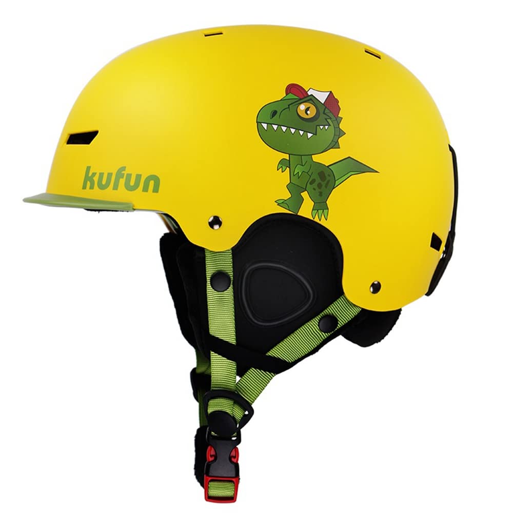 kufun スキー  スノーボード こども スノボー 調整可能　ヘルメット Amazon | kufun スキー ヘルメット スノーボード キッズ スノボ