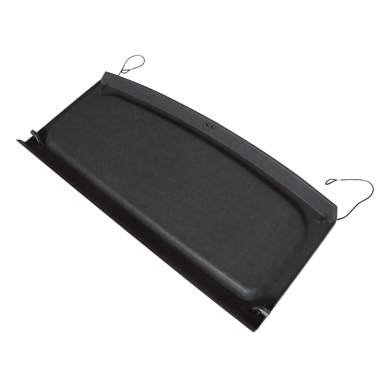 Gepäckraumabdeckung Kofferraum Rollo Schwarz Kompatibel VW Polo 6C1 6R1 2009–2018 Einziehbare Kofferraumabdeckung