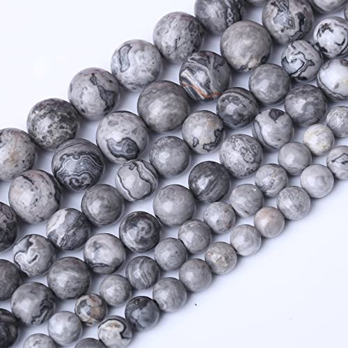 Grey Map Beads