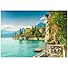 Célèbre Villa De Luxe Monastero, Magnifique Jardin Botanique, Lac De Côme, Lombardie, Italie - Premium 1000 Pièces Puzzle - Collection spéciale MyPuzzle de Puzzle Galaxy