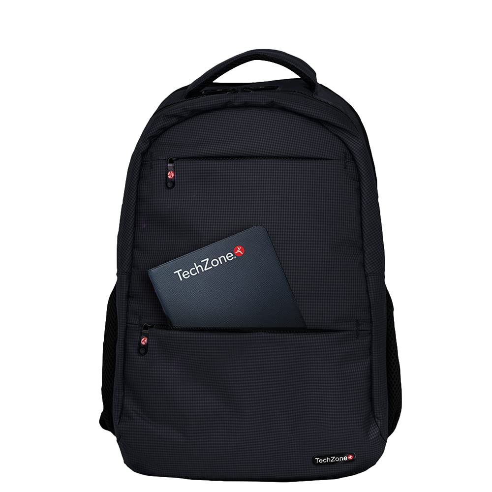 Warrior Black Backpack for Laptop 15.6 Inch Heavy Duty Multiple Compartments