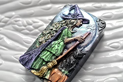 Witch Silicone Mold Soap Plaster Wax Resin Clay 5Oz #TOP2