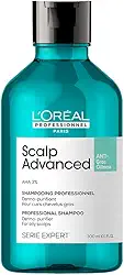 L'Oréal Professionnel Shampoo Purificante Scalp Dermo Purifier, Para Limpeza do Couro Cabeludo Oleoso, Sensação de Frescos e Limpeza, 300ml