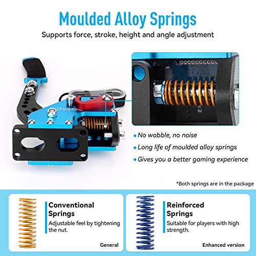 Image of Aikeec 64 Bit Usb Handbrake With Clamp For Pc Windows Sim Racing Games G25 G27 G29 T500 Fanatecosw Dirt Rally With Handle Grip