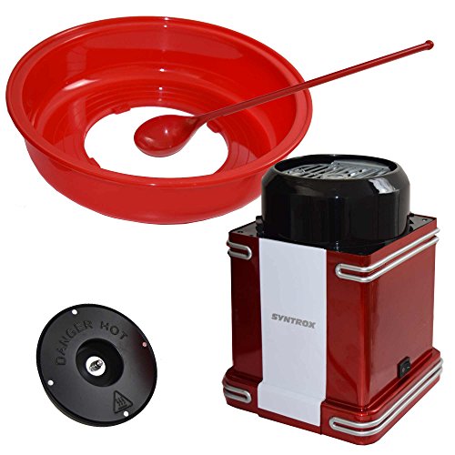 Syntrox Germany Zuckerwattermaker Zuckerwattemaschine Zuckerwatteautomat ZWM-500W Oregon – Bild 7