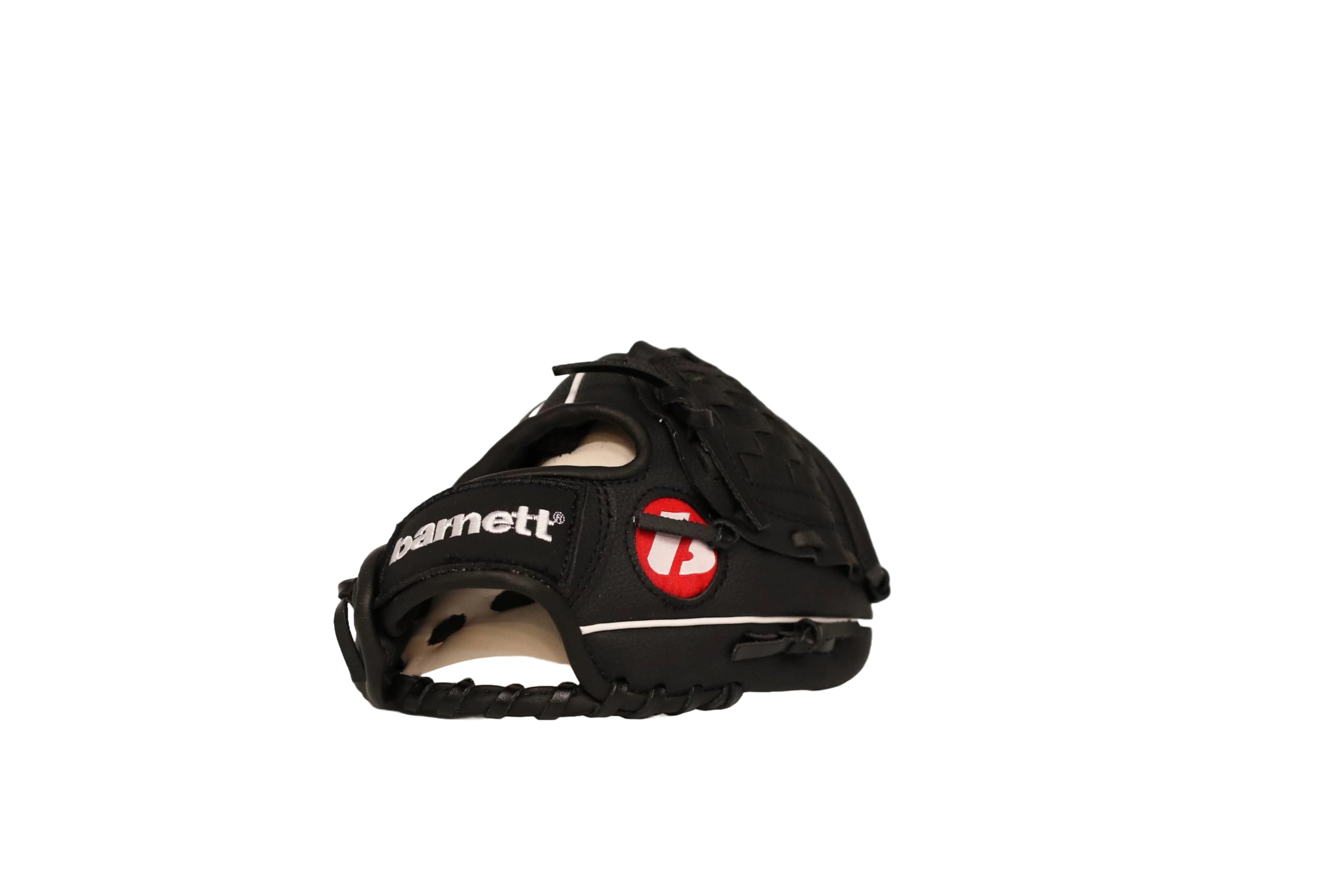 BARNETT JL-125 REG Gant de Baseball Initiation PU Outfield 12'5, Noir (REG)