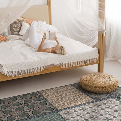 Revêtement de sol PVC maison deco 150x225 avec diverses textures