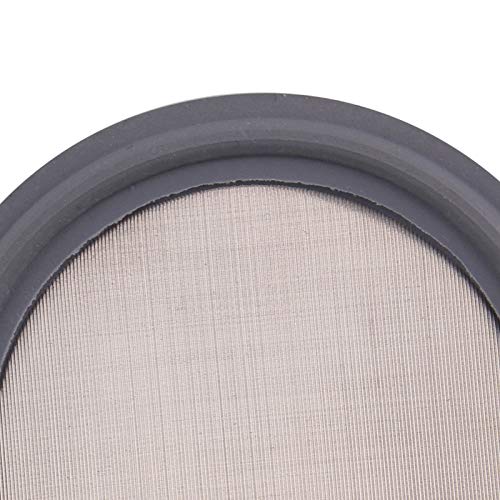Image of DERNORD 1.5 inch FKM Sanitary Gasket w /Stainless Screen - Tri Clamp Clover (625 Mesh)
