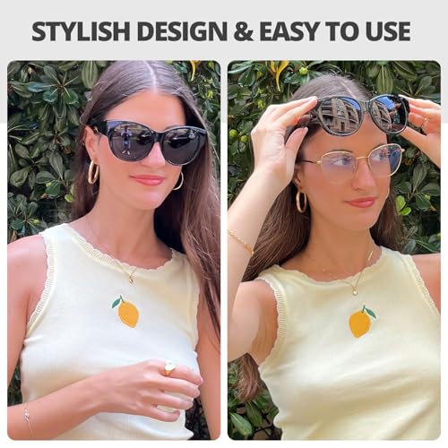 LVIOE Fit Over Sunglasses for Women Men Polarized Wear Over Eyeglasses with UV400 Protection LS57792
