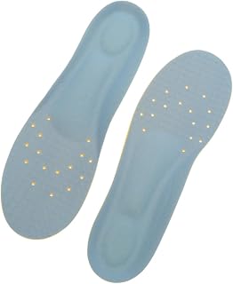 COOLHIYA Breathable Sports Insoles with Shock Absorbers Comfortable Basketball Shoe Pads for Men Women Sweat Deodorant Enhanced Support and Motion Control Inserts