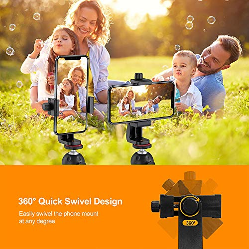 Phicant Phone Tripod Mount Adapter/Universal Tripod Cell Phone Holder thumb #1