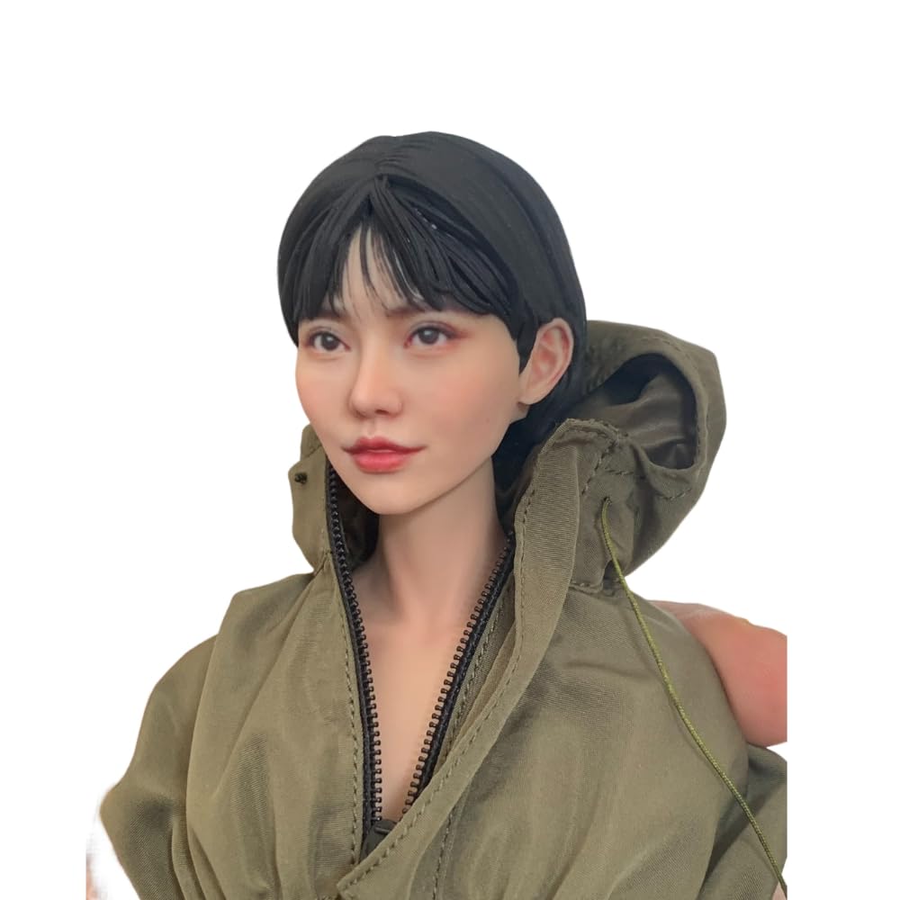 Amazon.co.jp: AIEK 1/6 フィギュア ドール 用 コスプレ 女性の頭部