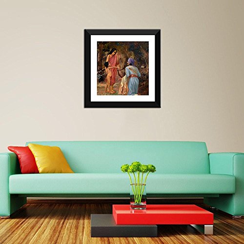 Image of Tallenge Shakuntala - by Raja Ravi Varma - Large Poster Paper - Framed (23 x 30 inches)