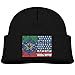 Etiopía EE. UU. Bandera Puzzle Niño Invierno Cálido Gorro Gorro de Punto Niño Niña Cráneo Gorra