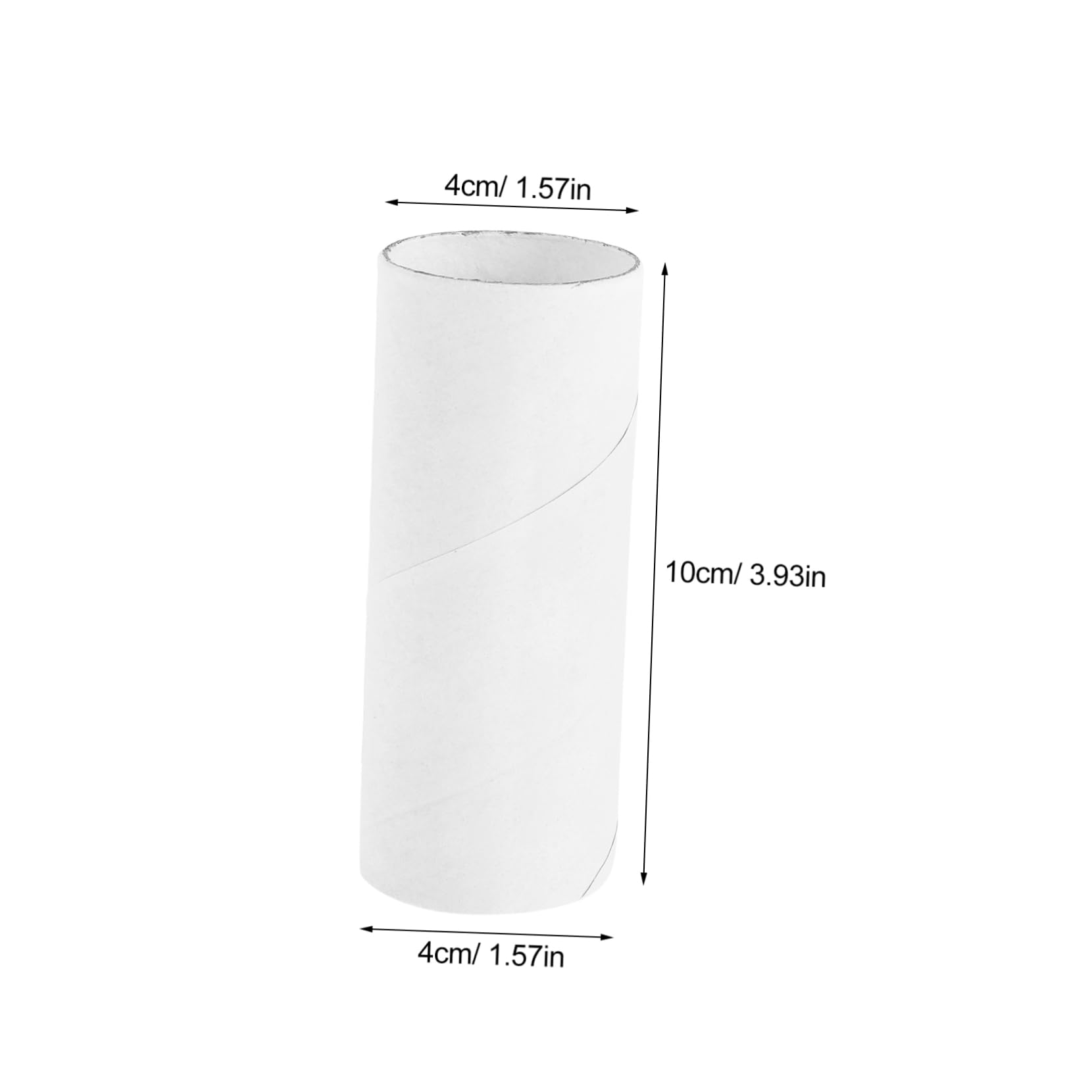 jojofuny 30Pcs White Cardboard Tubes for DIY Projects and Durable for Creativity Classrooms and Home Activities