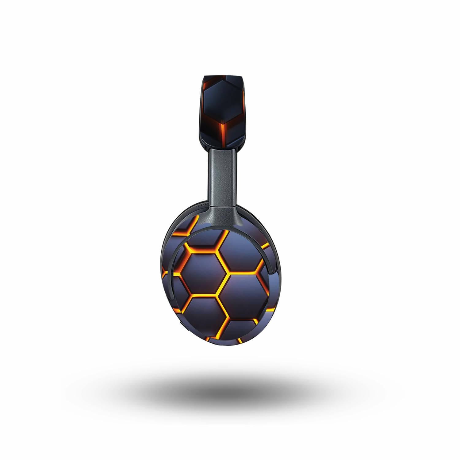 MightySkins Skin Compatible with Bose QuietComfort Ultra - Lava Hex | Protective, Durable, and Unique Vinyl Decal wrap Cover | Easy to Apply, Remove, and Change Styles
