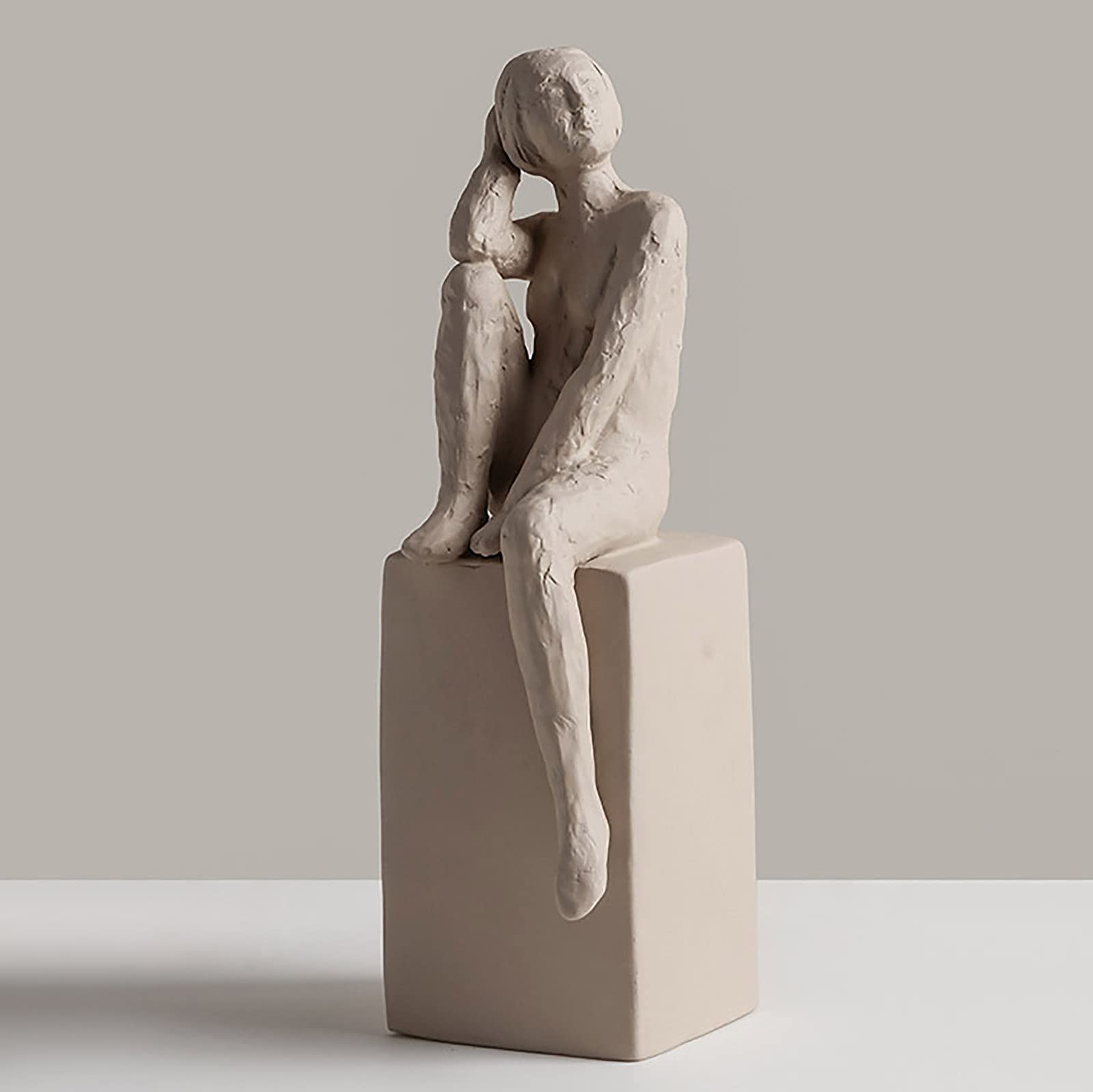 彫刻 女性と子供 65cm ポリレジン