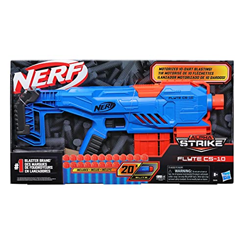 Image of Nerf Fortnite Flare Dart Blaster Alpha Strike Flyte Cs-10 Motorised Blaster(E8696),Multi