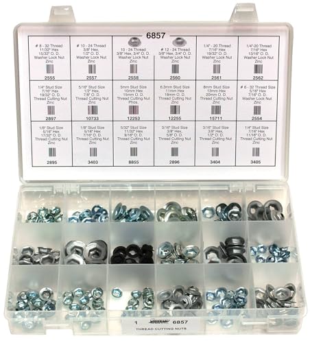Auveco # 6857 Thread Cutting Nut Quik-Select Kit. Assortment. Qty 1.