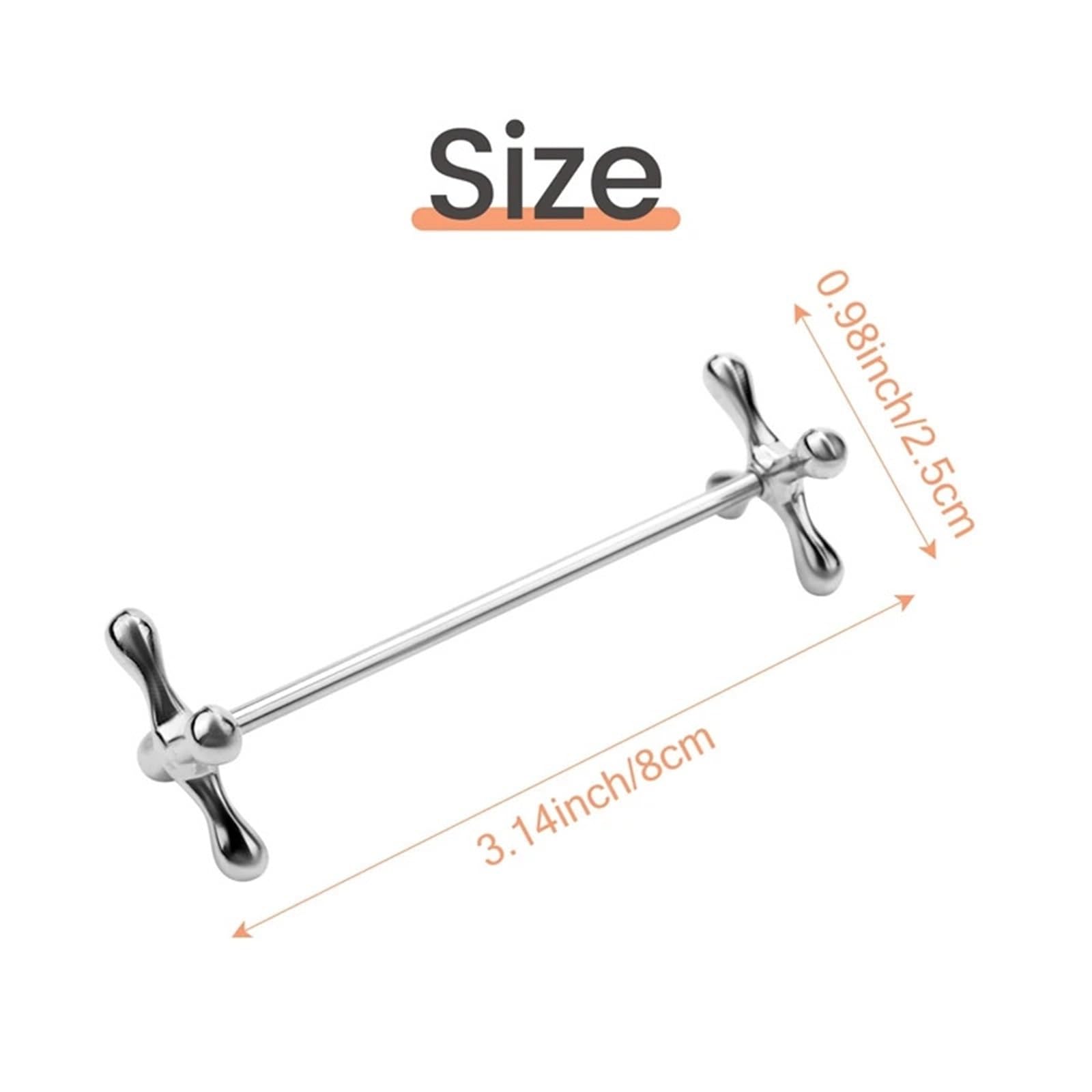 6 Stück Zink-Legierung Stäbchen Rest Löffel Ständer Gabeln Messer Halter Rack Metall Handwerk Tischdekoration für Kochlöffel, Schöpfkellen
