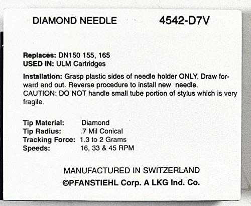 Stylet phonographe pour Ortofon Dual DN145 DN150 DN155 152 150 DN152 DN166 DN160