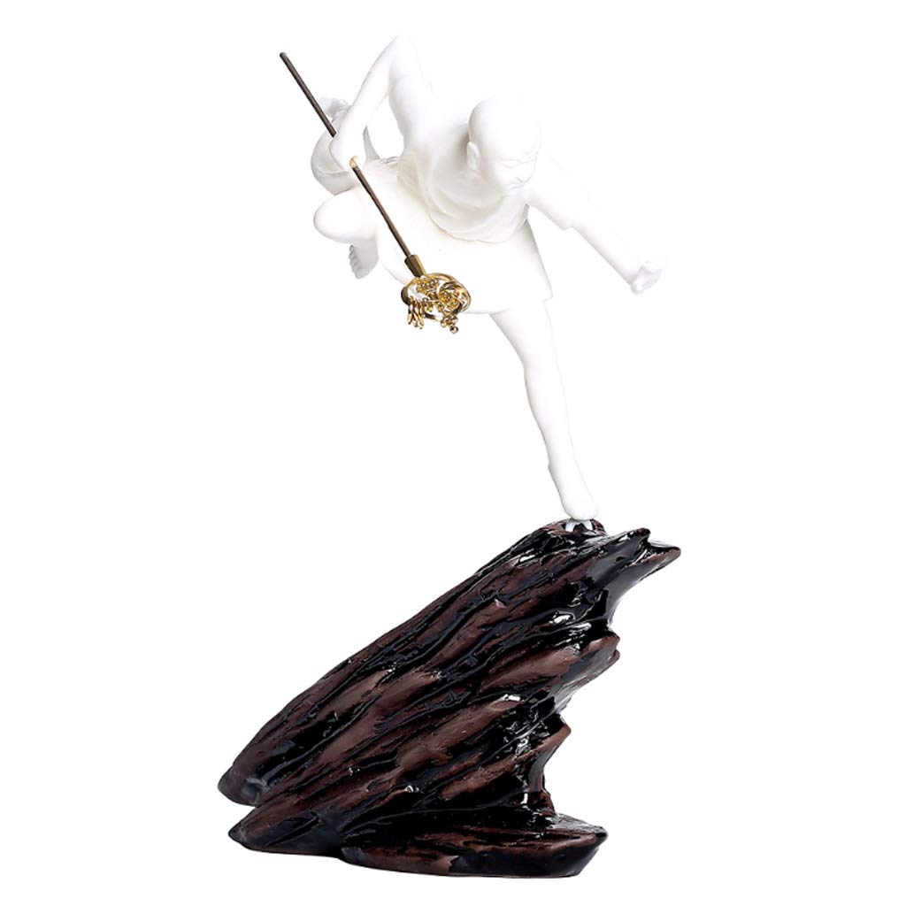 Bouddha zen décoration maison et porte-encens céramique pour salon apaisant