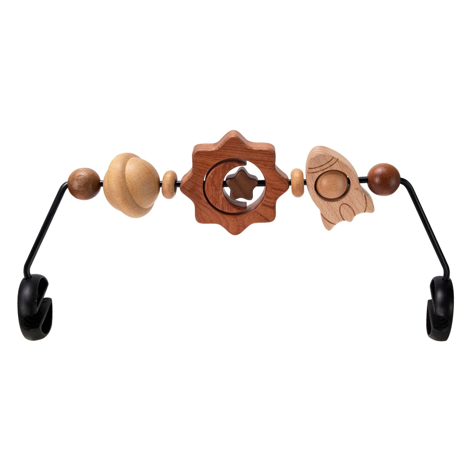 Amazon.com: TinlyFinly Baby Bouncer Toy Bar Wooden Compatible with