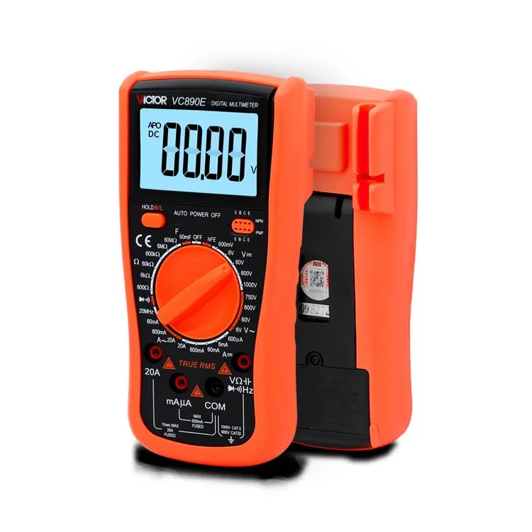 Image of Victor /RuoShui VC890E 5999 Counts True RMS Digital Smart Multimeter Measure Capacitance Resistance AC /DCurrent Voltage.Meter(Victor VC890E)