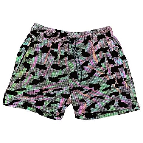 PandaTak Men's Party Booty Shorts with Zippered Pockets Cover