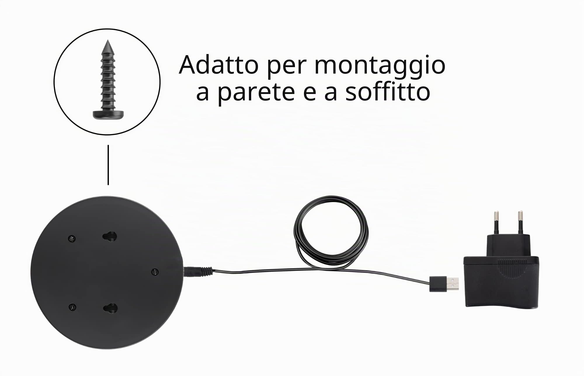 Showlite PBM-9 Mini-Party-Ball, Effetto luce in formato mini, Peso: 0 | Tre LED nei colori rosso, verde e blu con potenza di 1 watt ciascuno, Effetto in movimento grazie ai LED rotanti, 2 kg
