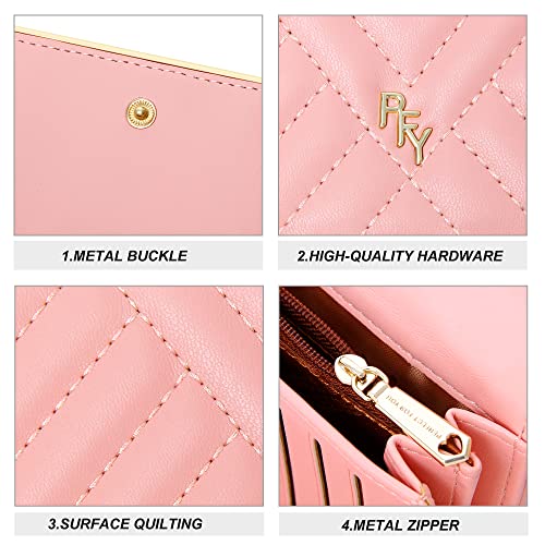 Wallet for Women RFID Blocking Large Capacity Trifold Ladies Wallet Leather Long Clutch Wallet Multi Card Organizer3