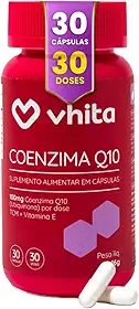 Coenzima Q10 100mg com Vitamina E e TCM 30 Cápsulas - Vhita
