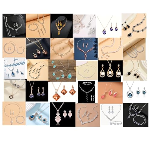 CcacHe Amazon Mystery Surprise Jewelry Box, Wholesale 30 Pieces Mixed Style Jewelry,Random Picked For Women and Girls MEH3