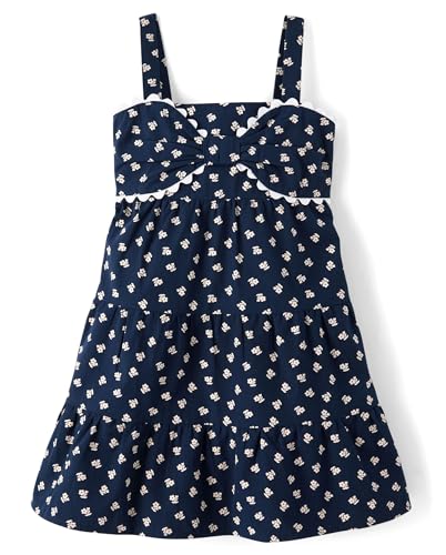 Gymboree,Girls,and Toddler Sleeveless Dresses,4 Years,Tidal Polka Dot