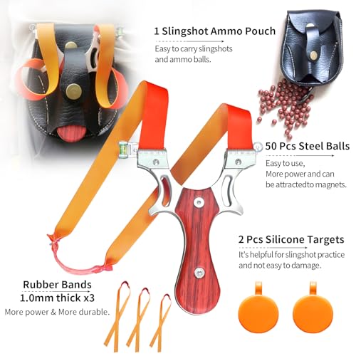 Jfhh Slingshot, Hunting Sling Shot Set For Adults thumb #2