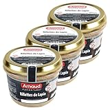 Lot 3x Rillettes de lapin - Bocal 180g...