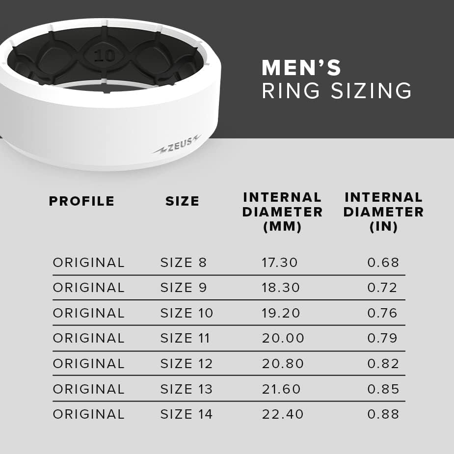 Miniatura 5 de Groove Life - Anillo de boda de goma transpirable para hombres cobertura de por vida diseño único anillo de ajuste cómodo