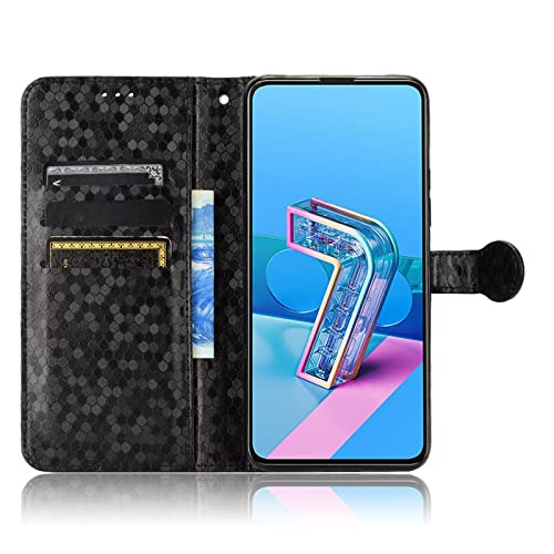 Coque itel A80 4G portefeuille noire pour ranger vos cartes en sécurité