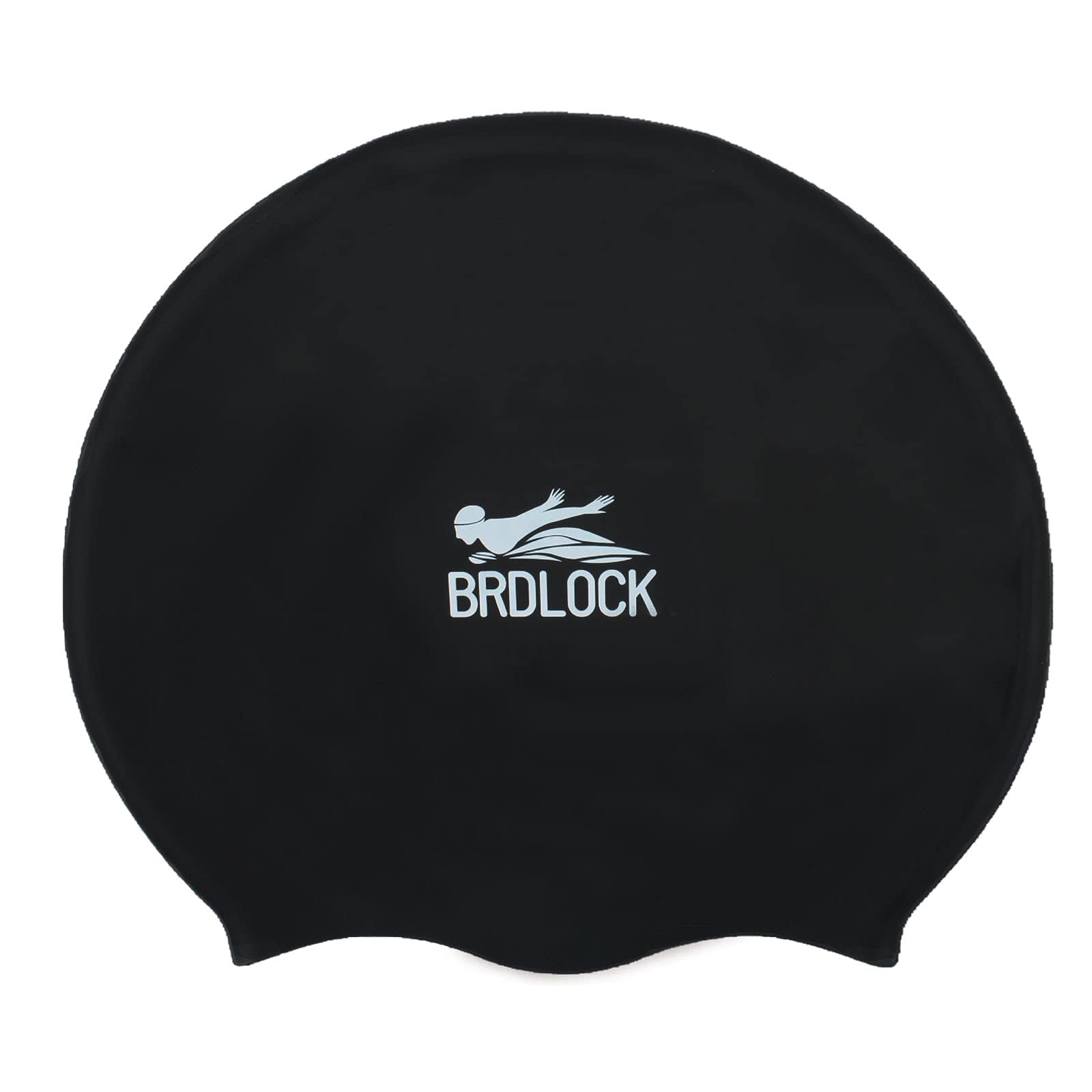BRDLOCK Cuffia da nuoto per bambini per capelli lunghi, cuffia da nuoto in silicone per ragazze ragazzi con capelli lunghi, cuffia da nuoto impermeabile, design per capelli afro, capelli ricci