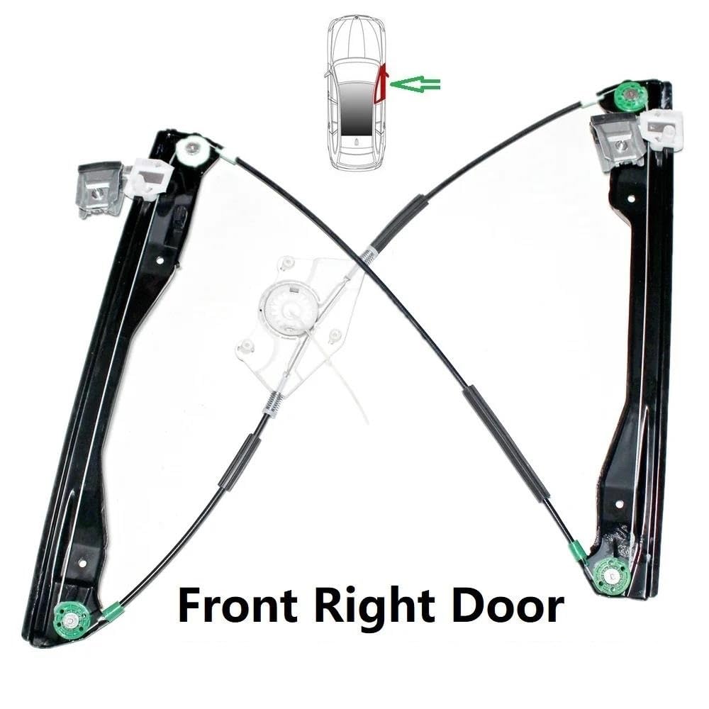 Elevalunas Coche para Skoda para Fabia MK1 2000 2001 2002 2003 2004 2005 2006 2007 2008 Elevalunas Eléctrico Estilo Coche Puerta Delantera Derecha 6Y1837462 Elevalunas Coches