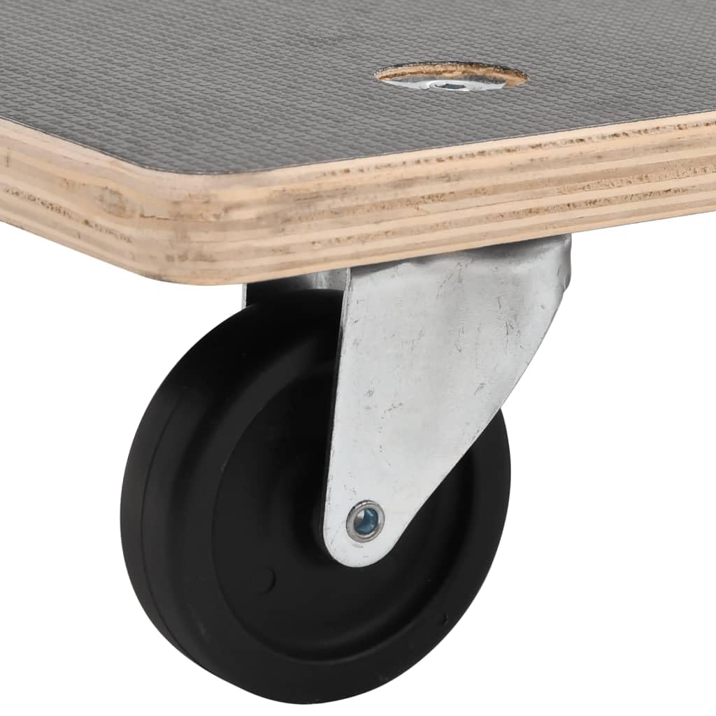 Transportroller 2er Set 80x55 cm, Schwerlast Möbelroller bis 250 kg, Rollbrett mit Anti-Rutsch-Beschichtung für Umzug und Werkstatt
