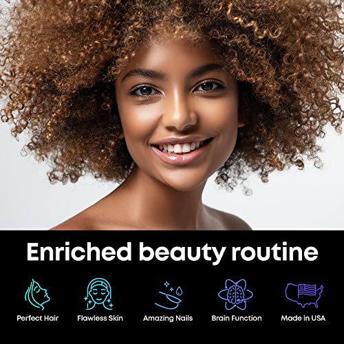 Liquid Collagen & Biotin Drops - 30000Mcg Biotin, Collagen Boost For Women & Men - Vegan Collagen Peptides (Type I, Iii) & Biotin Oil For Hair, Skin & Nails - Natural Hair Growth Complex - 2 Fl Oz #TOP6