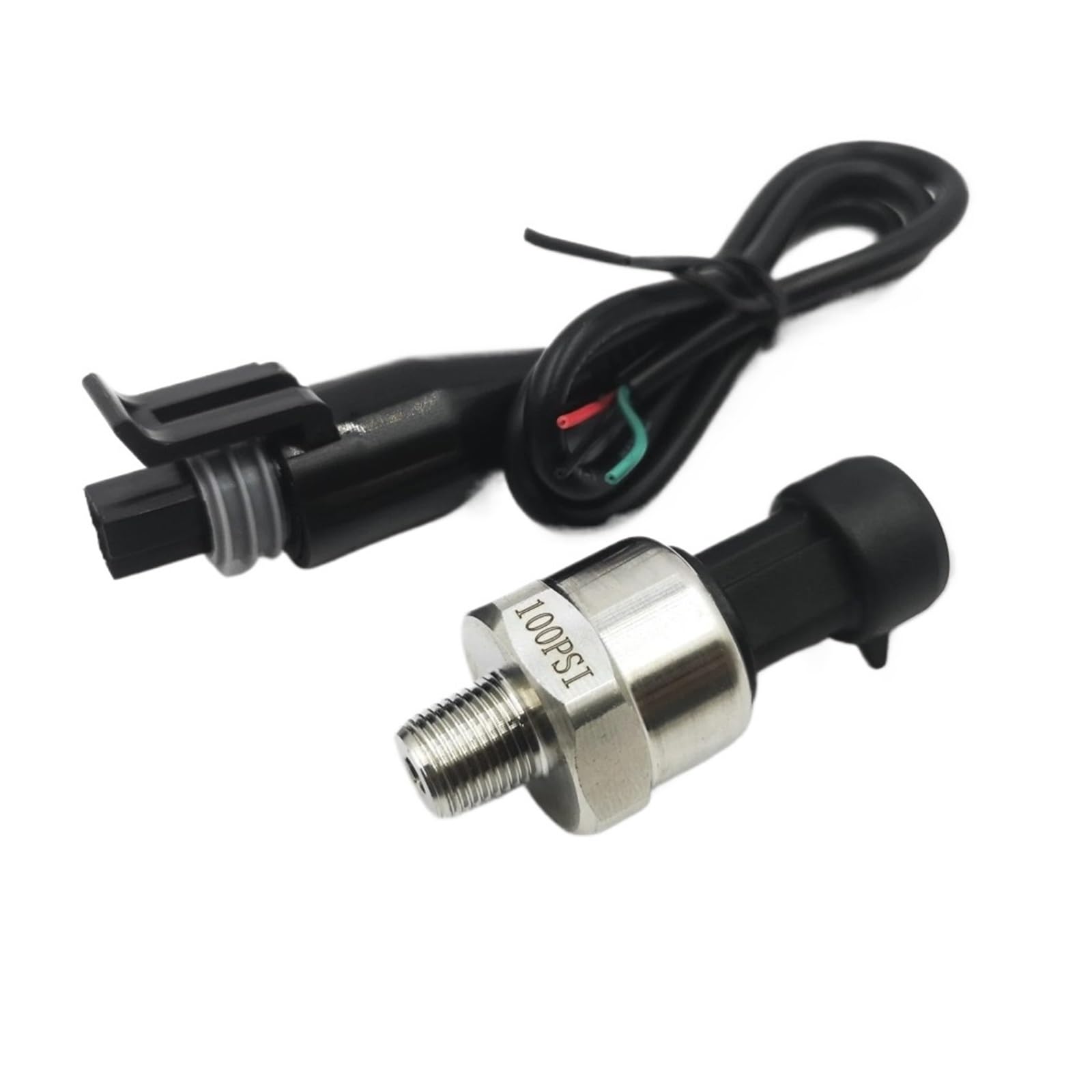 Czujnik oleju silnika Przetwornik czujnika ciśnienia pasuje do wody, oleju, paliwa gazowego, powietrza 1/8NPT DC 5V, ceramiki, stali nierdzewnej, 5-300 psi Czujnik poziomu oleju(200psi)