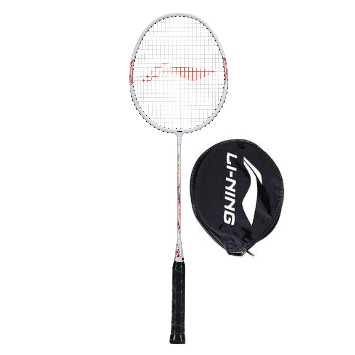 Li-Ning XP-IV Strung Badminton Racket White White/Silver - Image 1