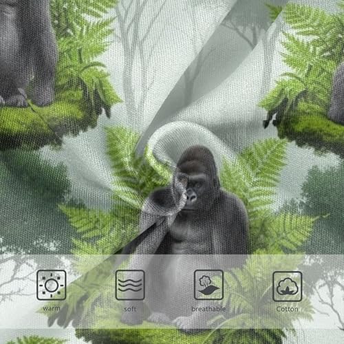 Animal Toddlers Underwear Floral 2t Cotton Cute Panties Girl Gorillas Green Tropical Rainforest Briefs Undies Kids3